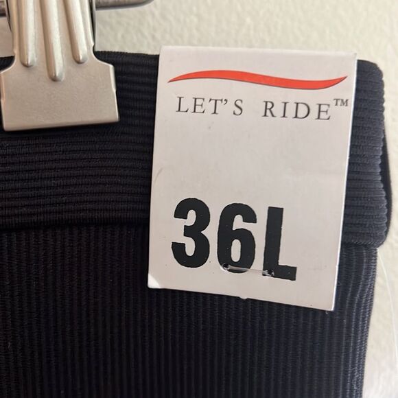 TUFFRIDER Ladies’ Ribb Knee Patch Breeches Black Size 36L NWT 🏷 - Picture 7 of 16